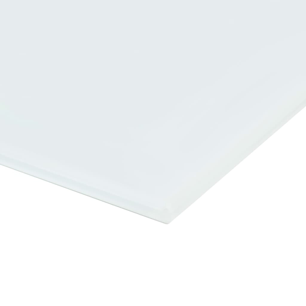 vidaXL Whiteboard voor aan de wand magnetisch 80x60 cm glas