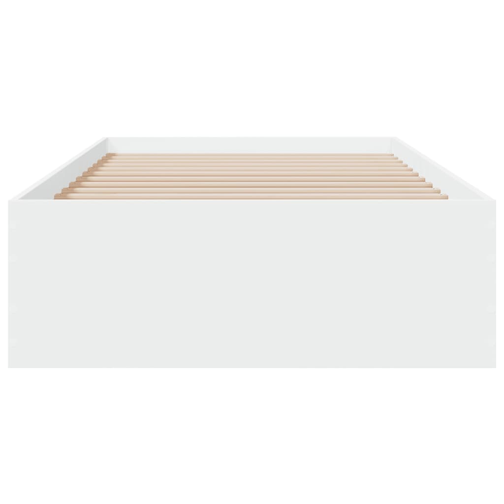 vidaXL Bedframe met lades bewerkt hout wit 180x200 cm