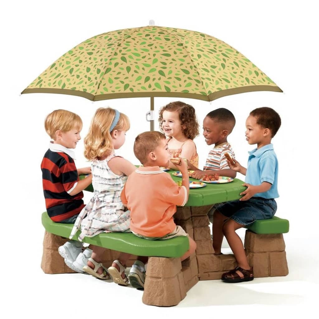 Step2 Picknicktafel met parasol