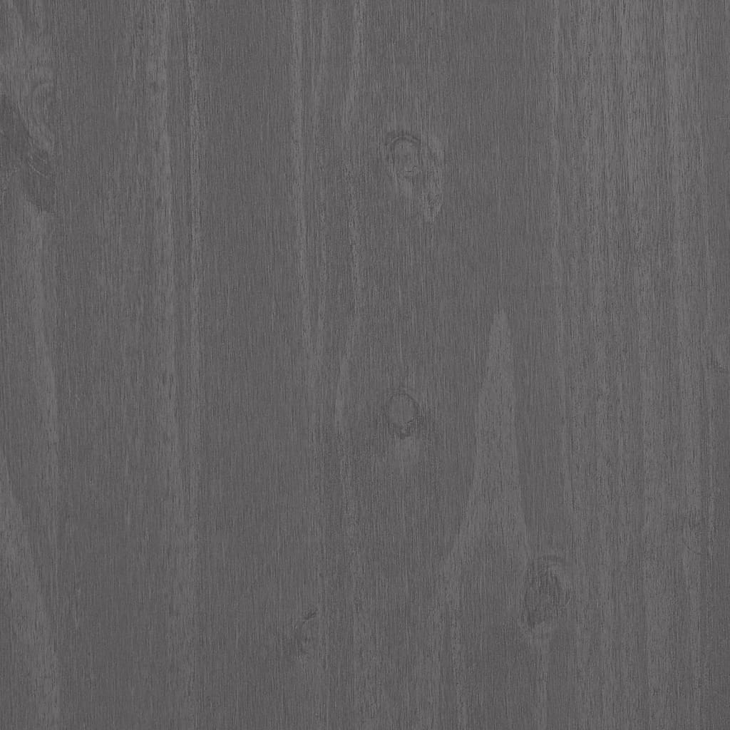 vidaXL Salontafel HAMAR 100x55x35 cm massief grenenhout lichtgrijs