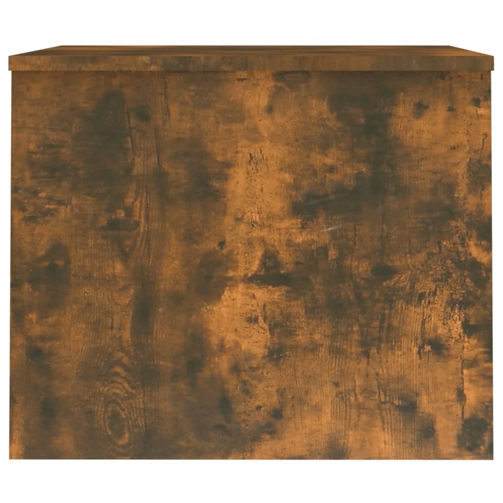 vidaXL Salontafel 80x50,5x52,5 cm bewerkt hout gerookt eikenkleurig