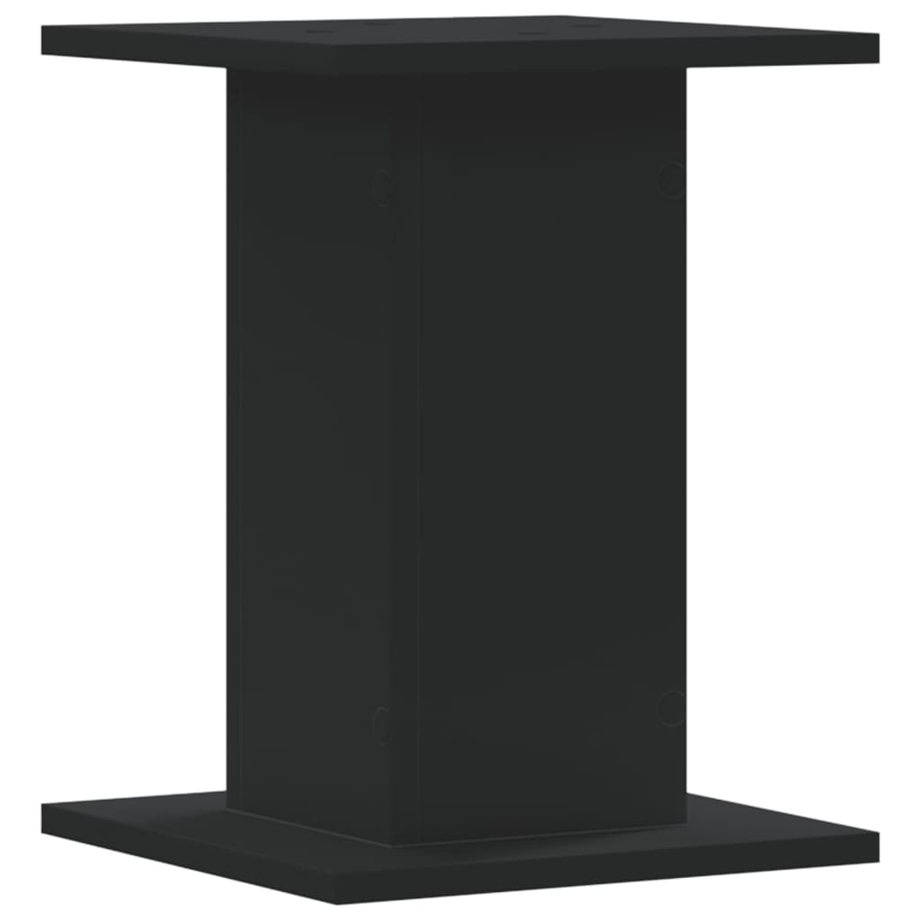 vidaXL Speakerstandaards 2 st 30x30x40 cm bewerkt hout zwart