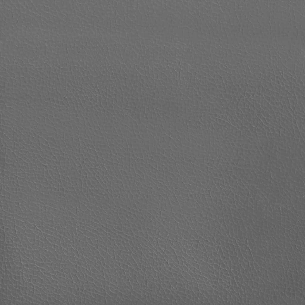 vidaXL Hoofdborden 2 st 90x5x78/88 cm kunstleer grijs