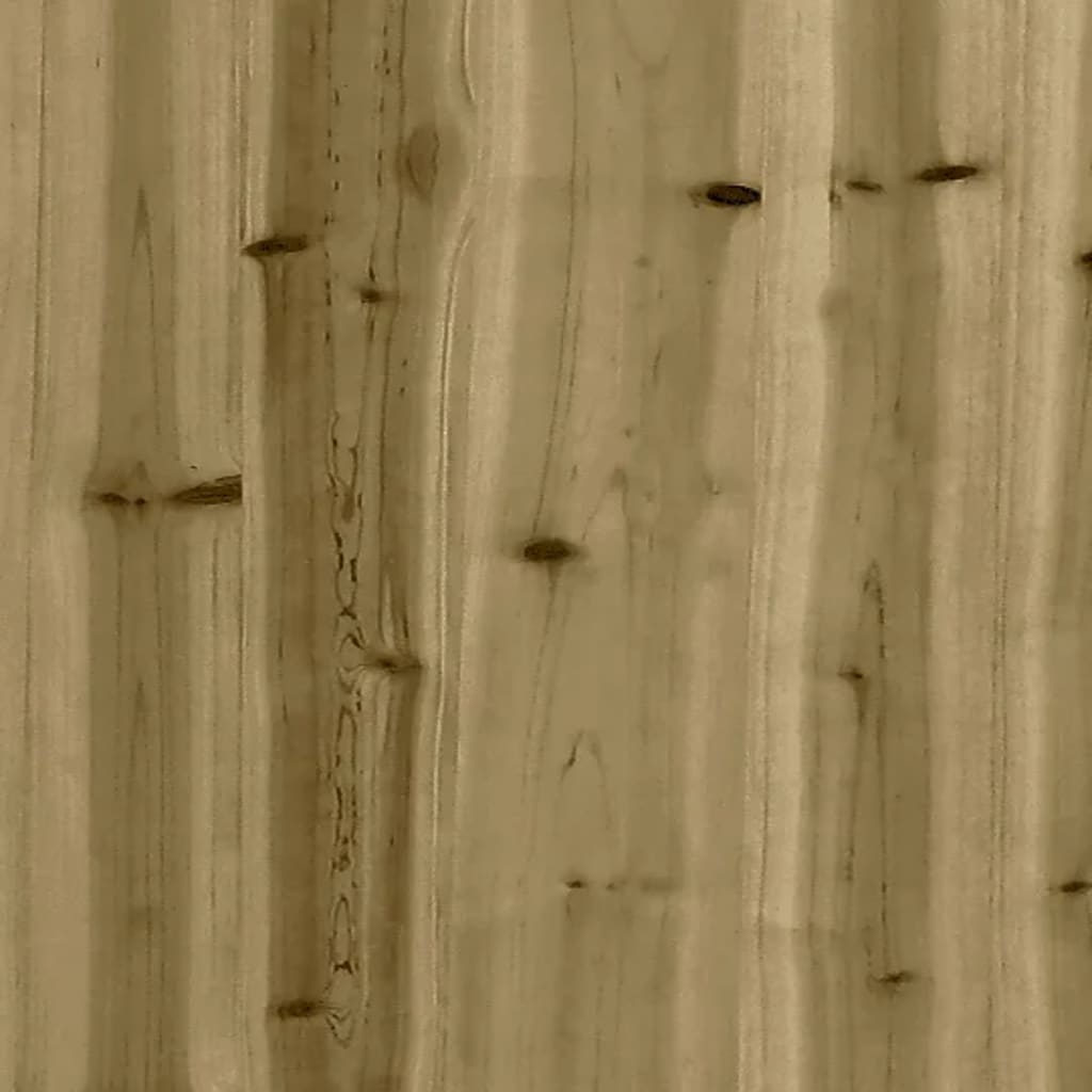 vidaXL Middenbank 120x80 cm geïmpregneerd grenenhout