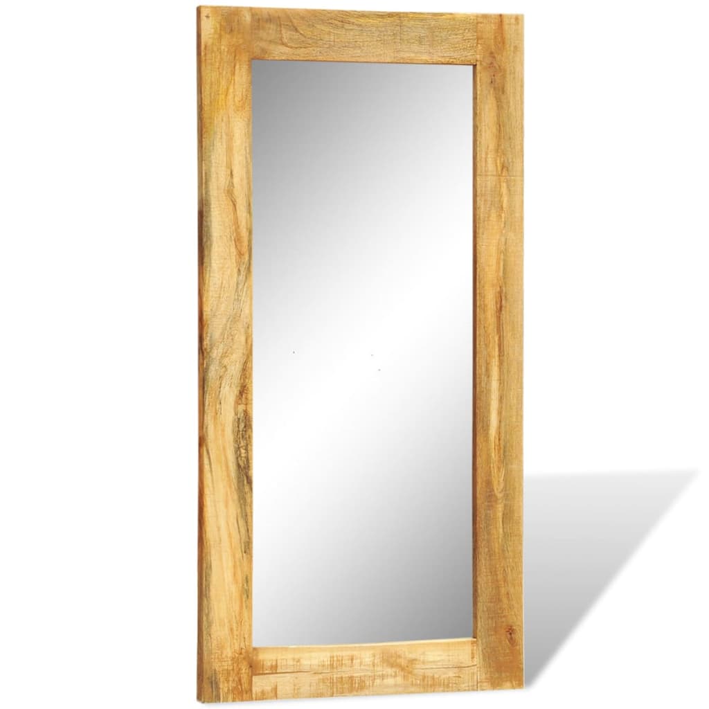 Spiegel in massief houten lijst 120 x 60 cm online kopen vidaXL.be