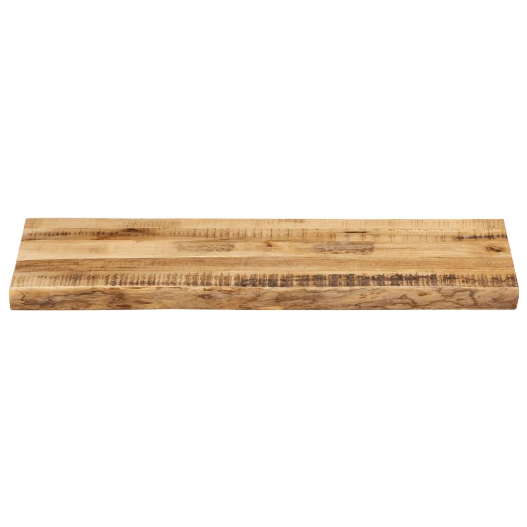 vidaXL Tafelblad met natuurlijke rand 90x40x2,5 cm massief mangohout