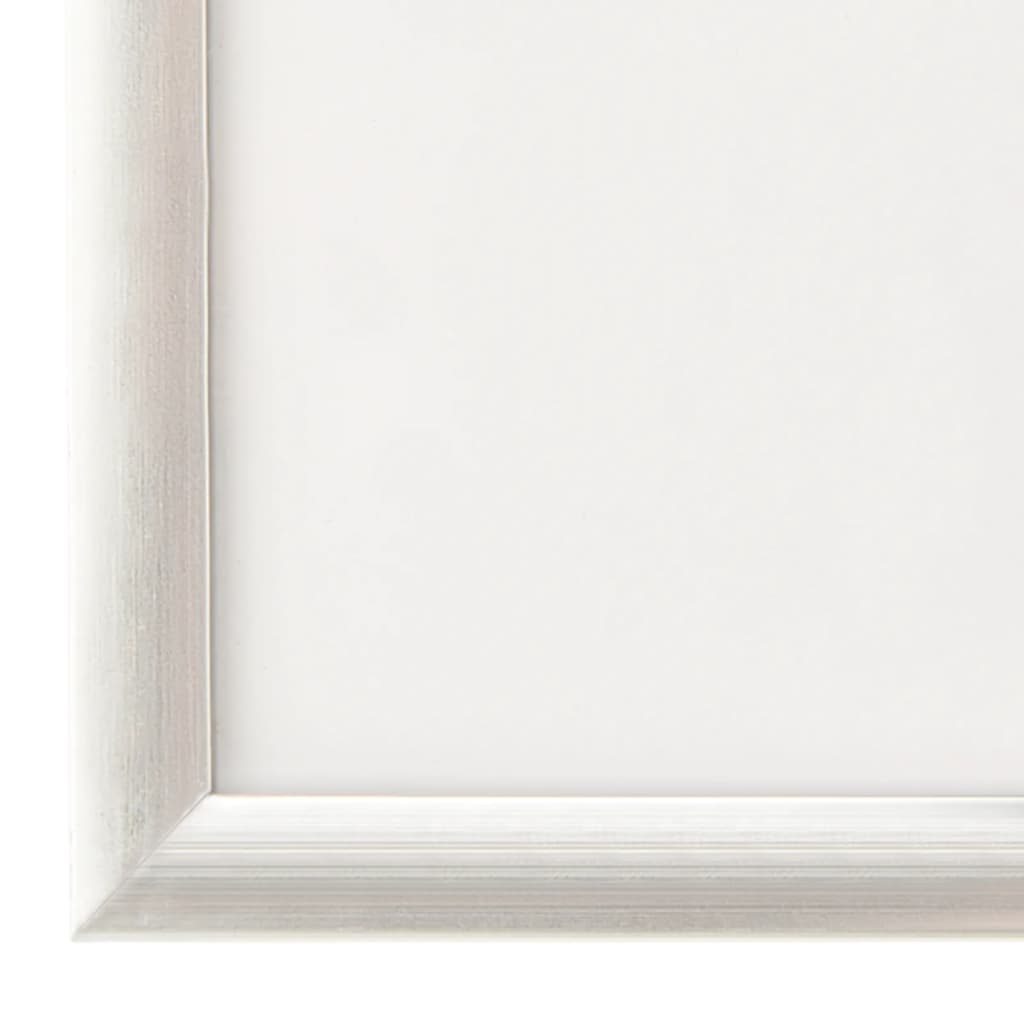 vidaXL Fotolijsten 3 st voor tafel 10x15 cm MDF zilverkleurig