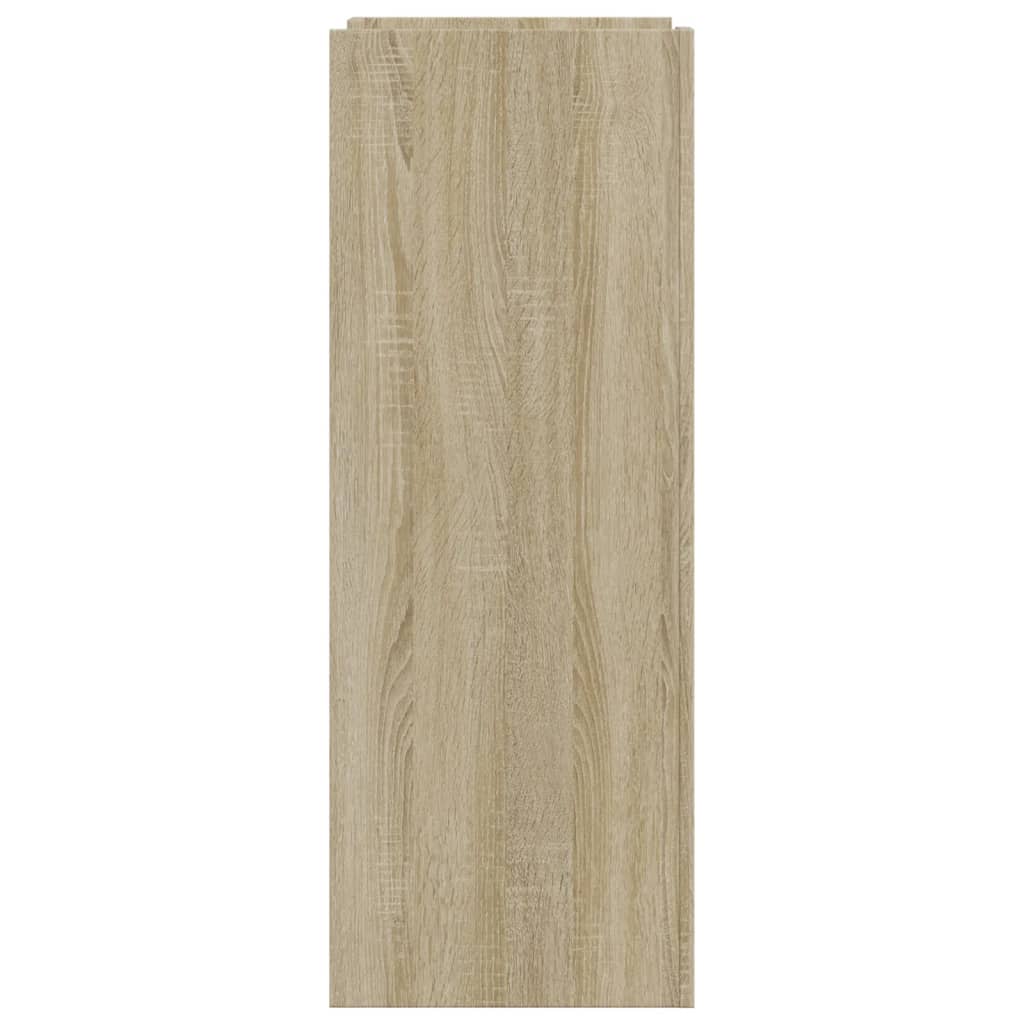 vidaXL Schoenenkast 52x37,5x100 cm bewerkt hout sonoma eikenkleurig