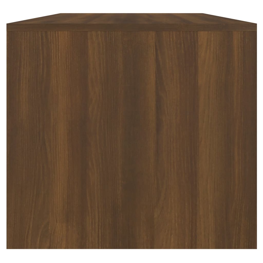 vidaXL Salontafel 102x50x45 cm bewerkt hout bruin eikenkleur