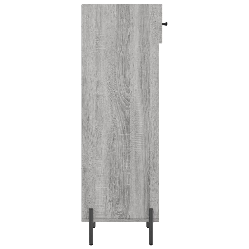 vidaXL Schoenenkast 30x35x105 cm bewerkt hout grijs sonoma eikenkleur