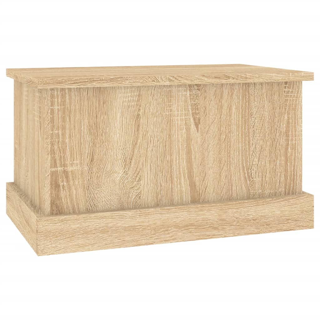vidaXL Opbergbox 50x30x28 cm bewerkt hout sonoma eikenkleurig