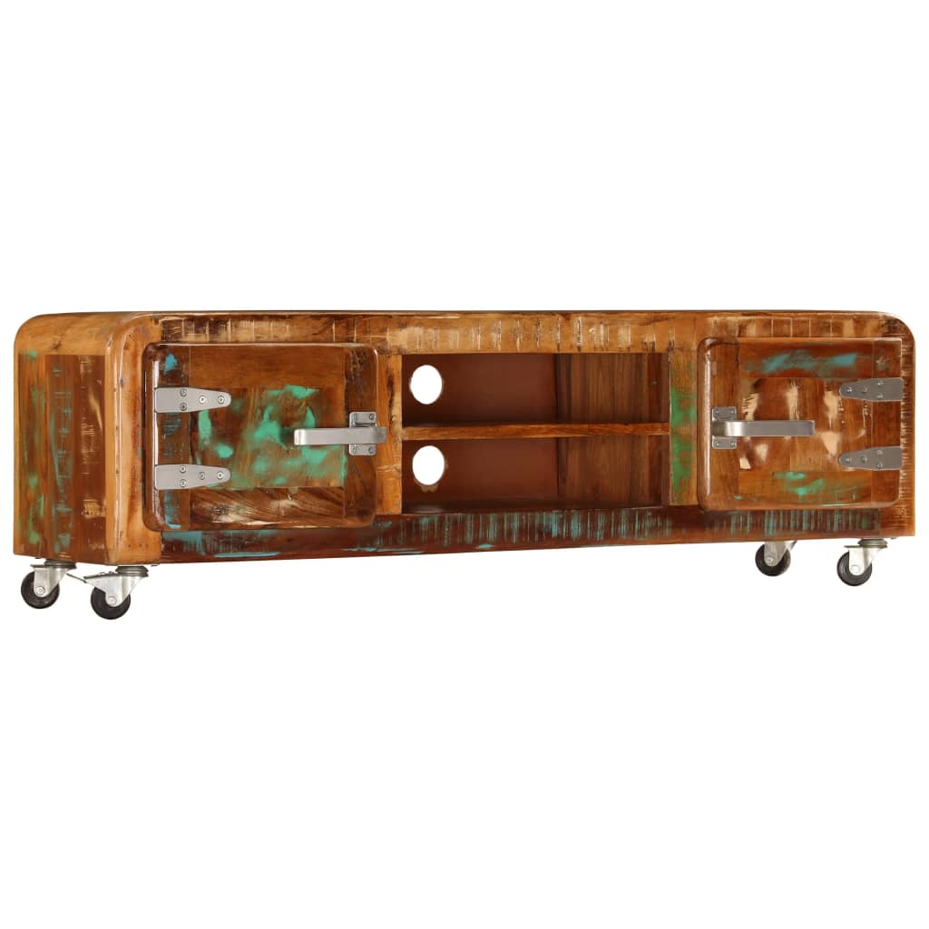 vidaXL Tv-meubel 120x30x36 cm massief gerecycled hout