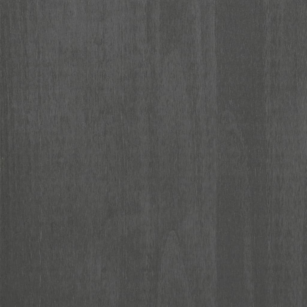 vidaXL Nachtkastje HAMAR 40x35x44,5 cm massief grenenhout donkergrijs