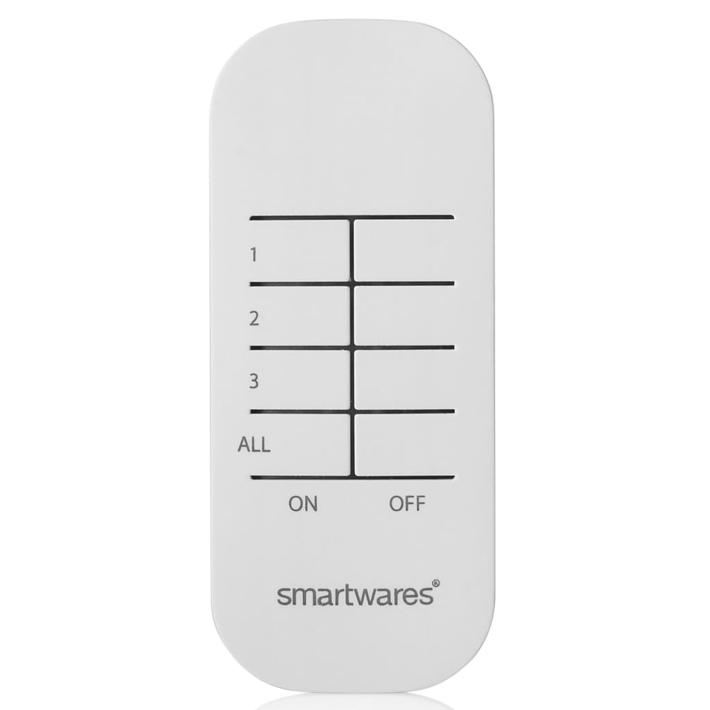 Smartwares Mini-schakelaarset voor binnen 8x5,5x5,5 cm wit