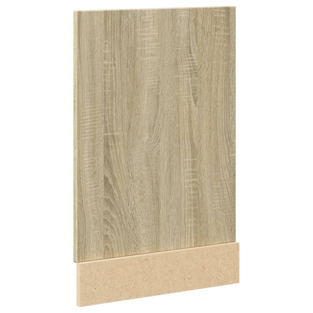 vidaXL Frontpaneel vaatwasser 45x3x67 cm bewerkt hout sonoma eiken