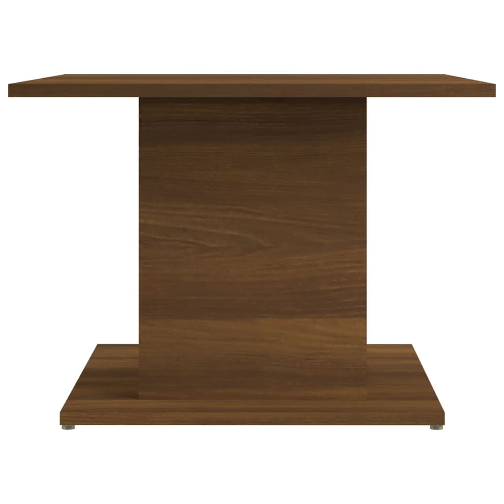 vidaXL Salontafel 55,5x55,5x40 cm bewerkt hout bruin eikenkleur