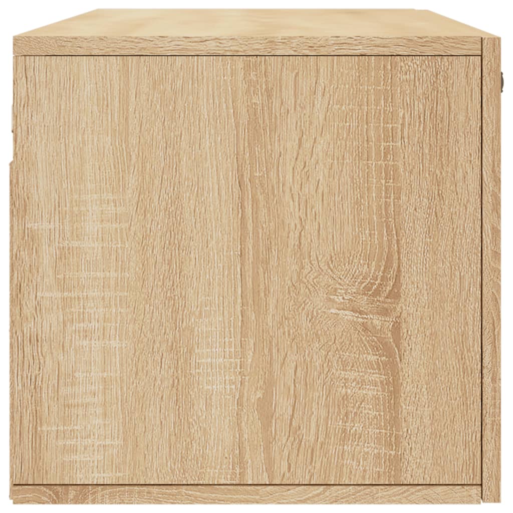 vidaXL Wandkast 100x36,5x35 cm bewerkt hout sonoma eikenkleurig