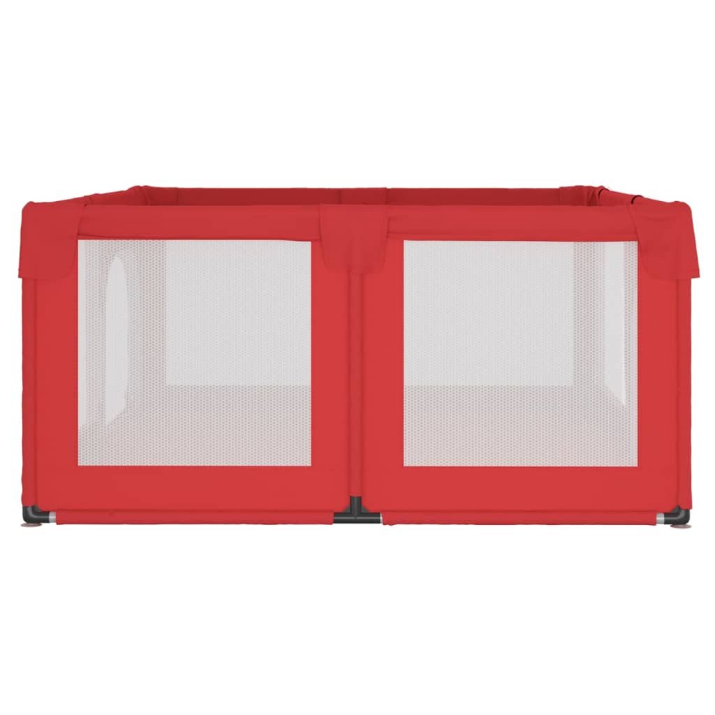 vidaXL Babybox met 2 deuren oxford stof rood