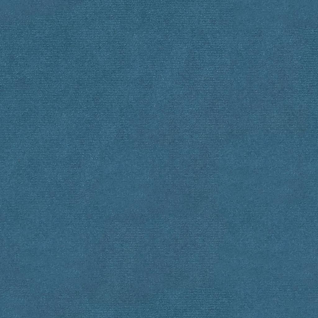 vidaXL Opbergkruk 110x45x49 cm fluweel blauw