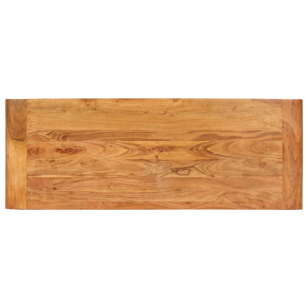 vidaXL Wandtafel 110x40x76 cm gerecycled hout met honingafwerking