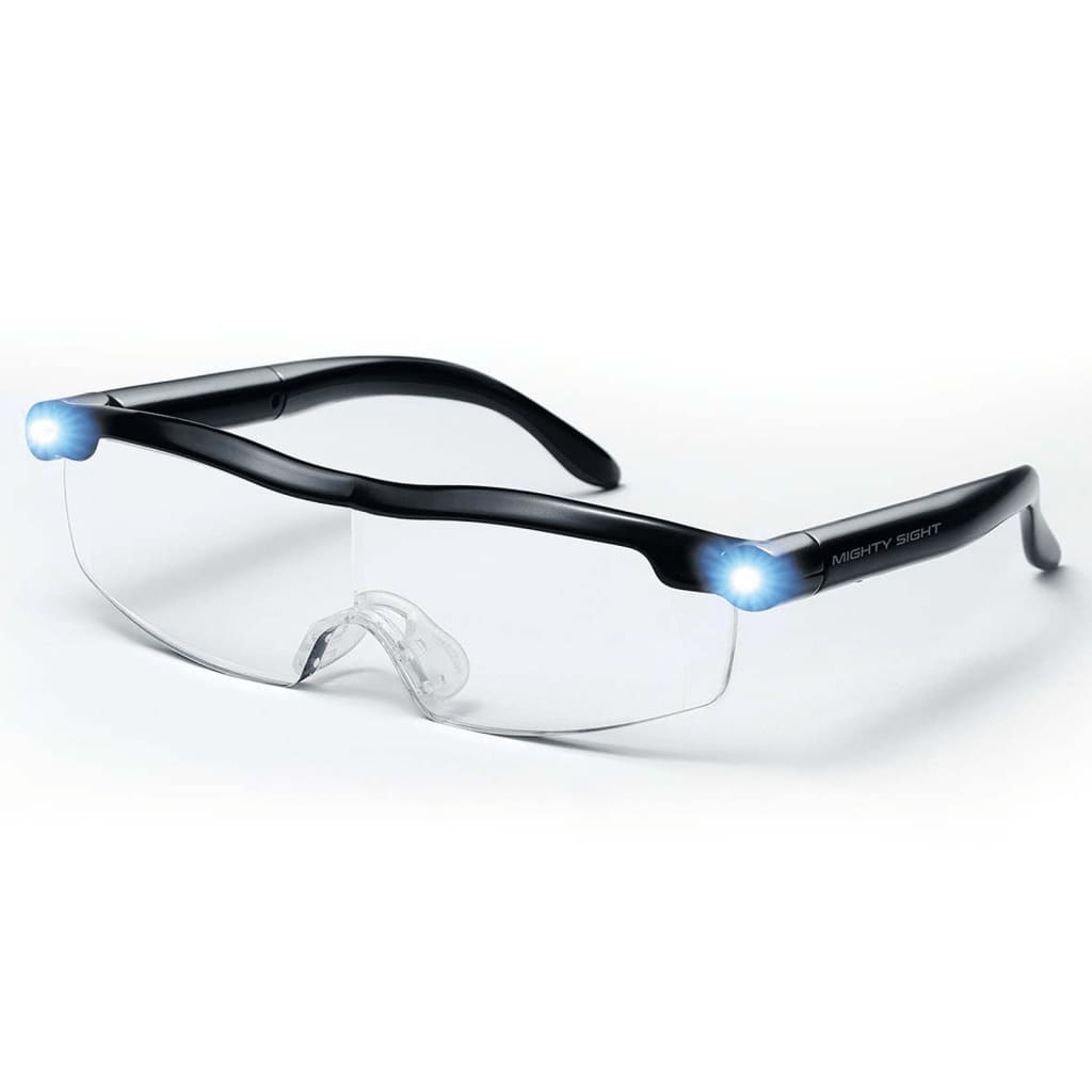 Ultra Vue Vergrootbril LED kunststof zwart