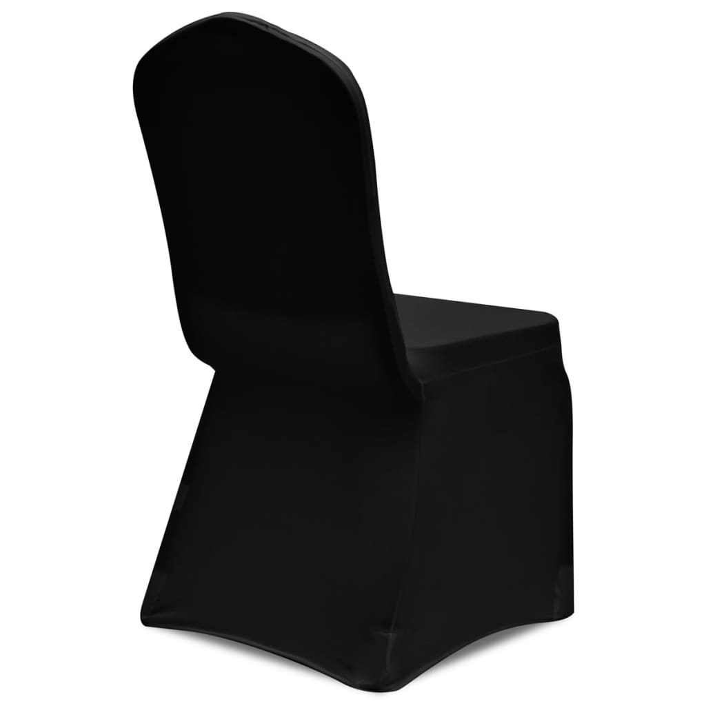 Hoes voor stoelen 50 stuks (zwart)