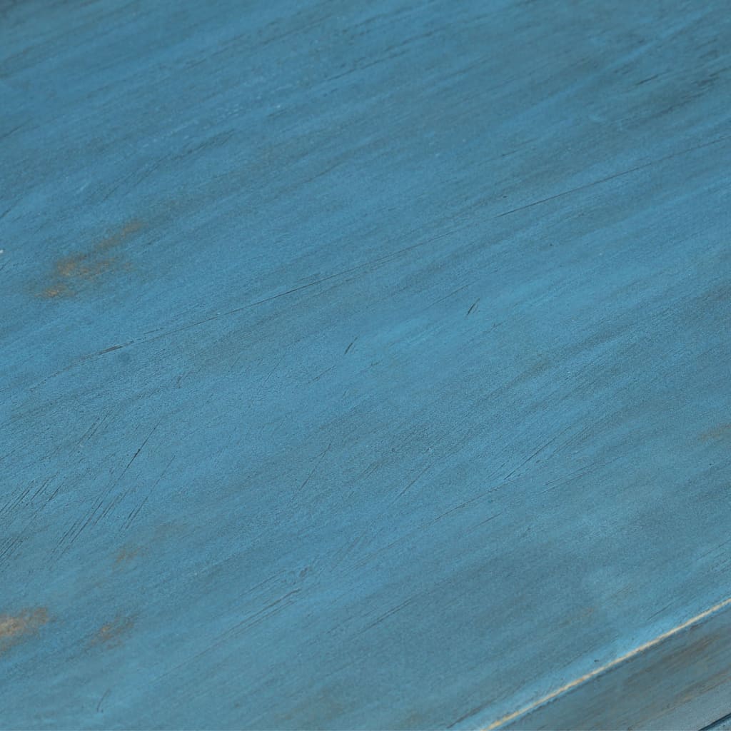 vidaXL Nachtkastje 40x30x50 cm massief mangohout blauw