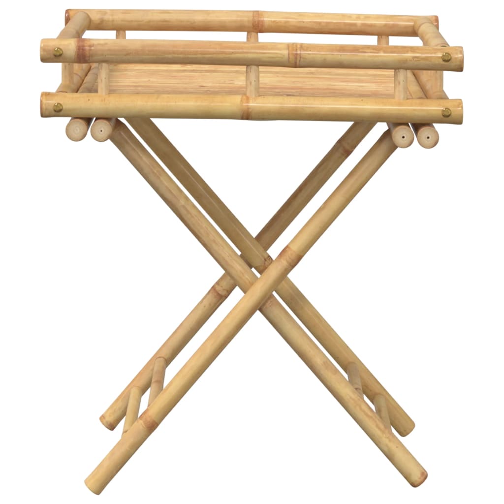 vidaXL Dienbladtafel inklapbaar 60x40x68 cm bamboe