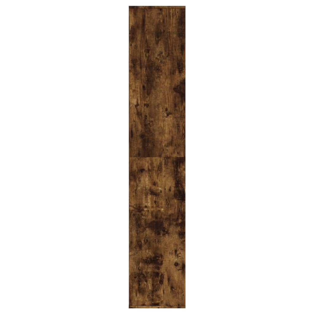 vidaXL Schoenenkast 54x34x183 cm bewerkt hout gerookt eikenkleurig