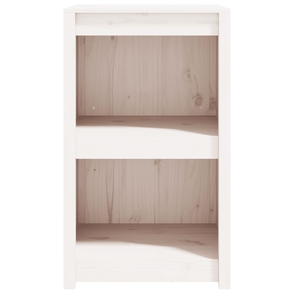 vidaXL Keukenkast voor buiten 55x55x92 cm massief grenenhout wit