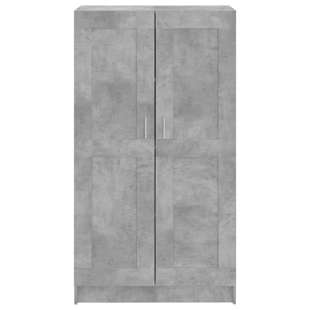 vidaXL Boekenkast 82,5x30,5x150 cm spaanplaat betongrijs