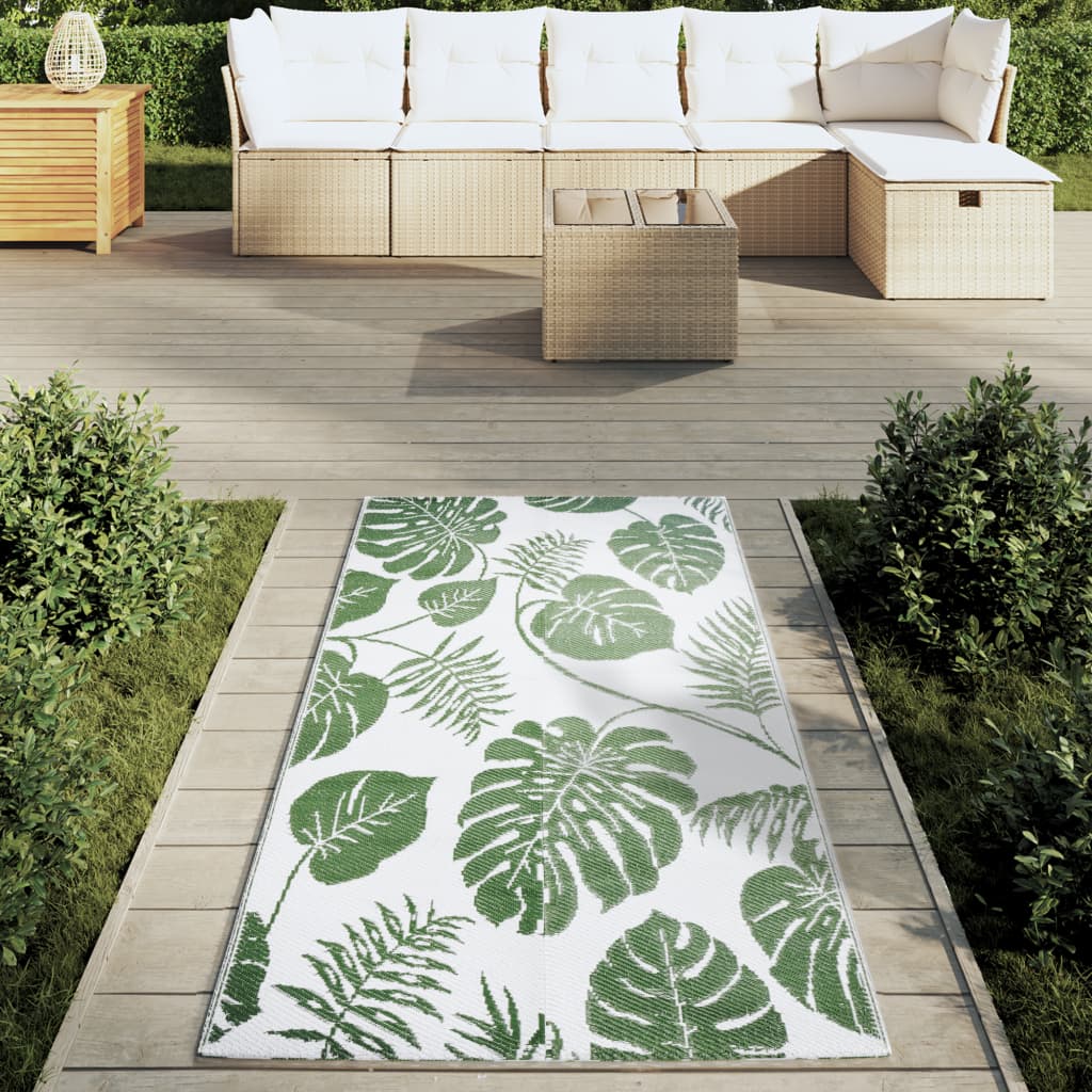 vidaXL Buitenkleed 80x150 cm polypropeen groen