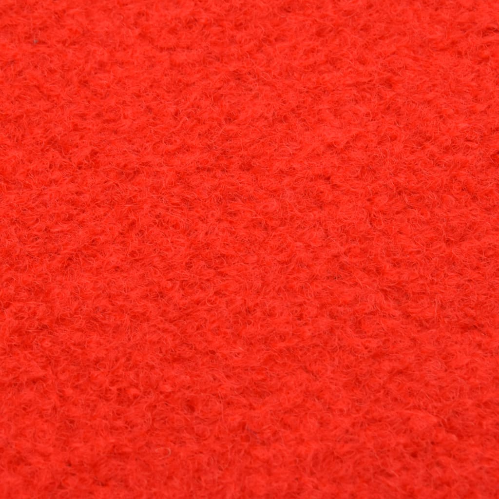 vidaXL Kunstgras met noppen 10x1,33 m rood