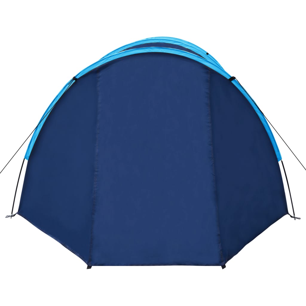 vidaXL Tent 4-persoons marineblauw en lichtblauw