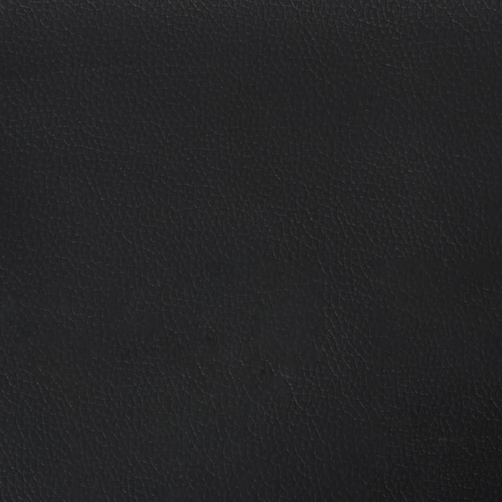vidaXL Pocketveringmatras 140x200x20 cm kunstleer zwart