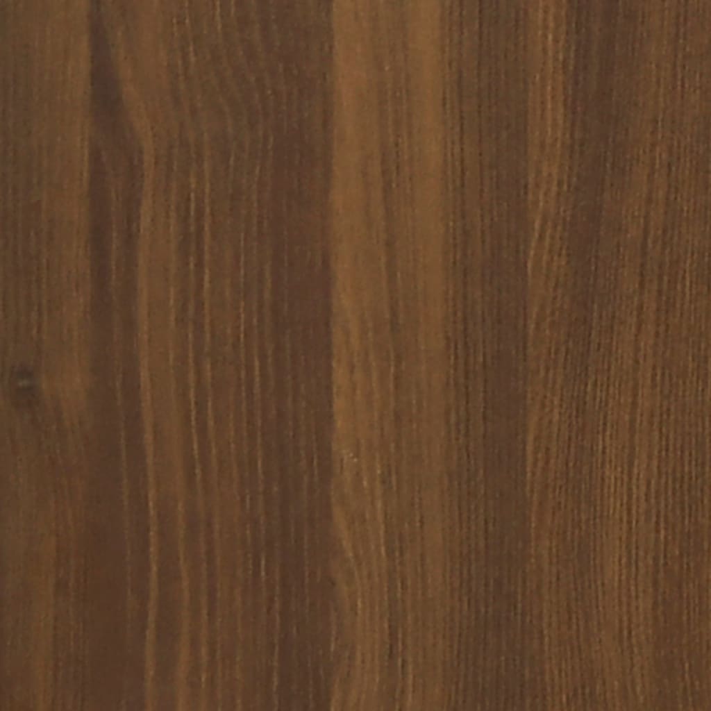 vidaXL 2-delige Badkamerkastenset bewerkt hout bruin eikenkleur