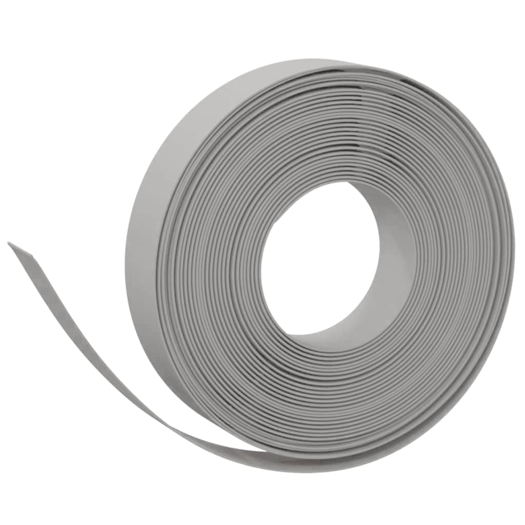 vidaXL Tuinranden 3 st 10 m 10 cm polyetheen grijs