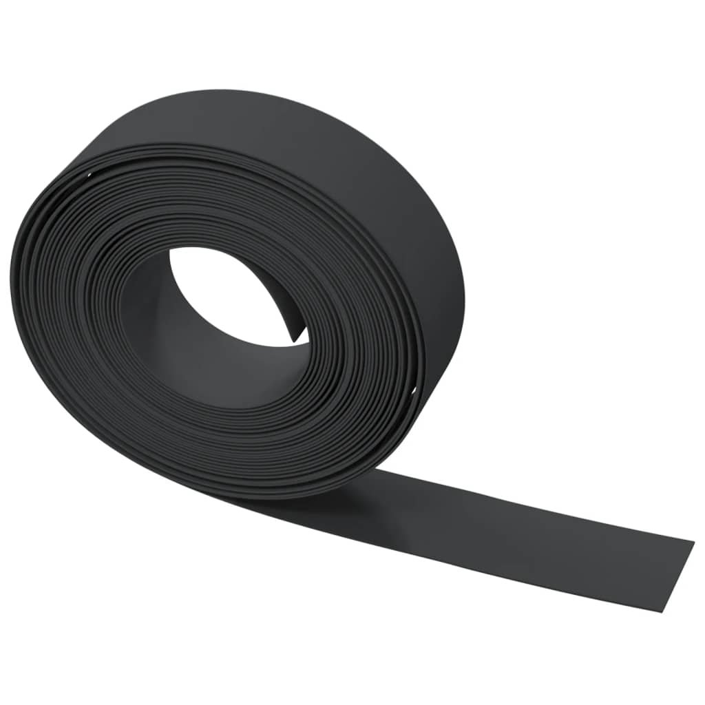 vidaXL Tuinranden 5 st 10 m 15 cm polyetheen zwart