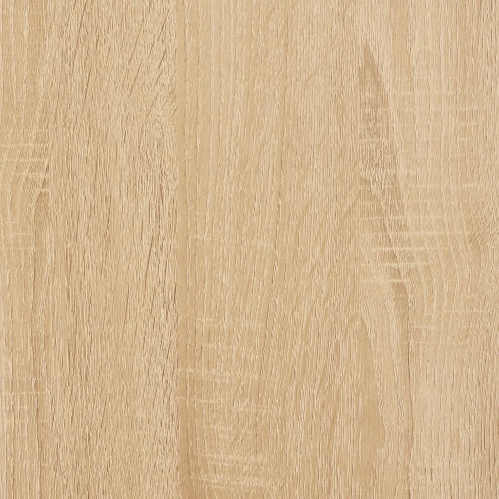 vidaXL Schoenenbankje 70x42,5x50 cm bewerkt hout sonoma eikenkleurig