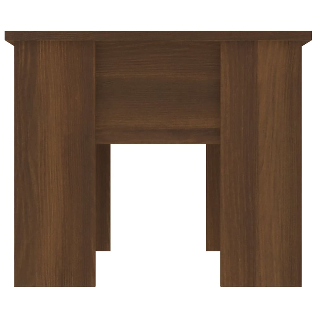 vidaXL Salontafel 79x49x41 cm bewerkt hout bruineikenkleurig