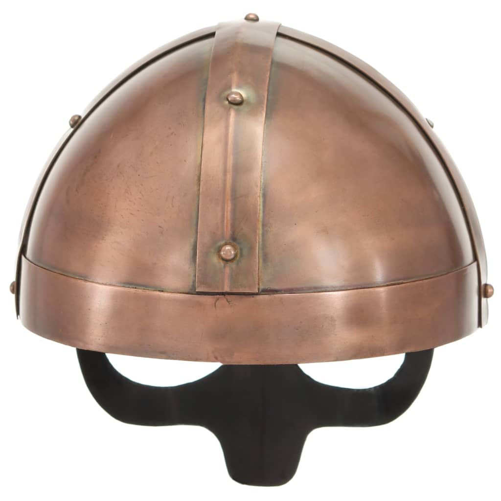 vidaXL Vikinghelm replica LARP staal koperkleurig