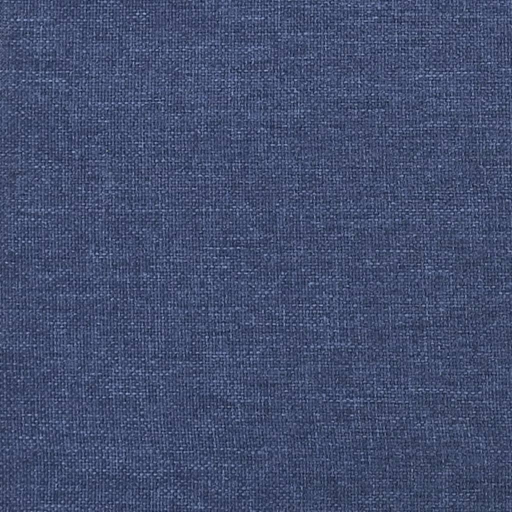 vidaXL Hoofdbord 90x7x78/88 cm stof blauw