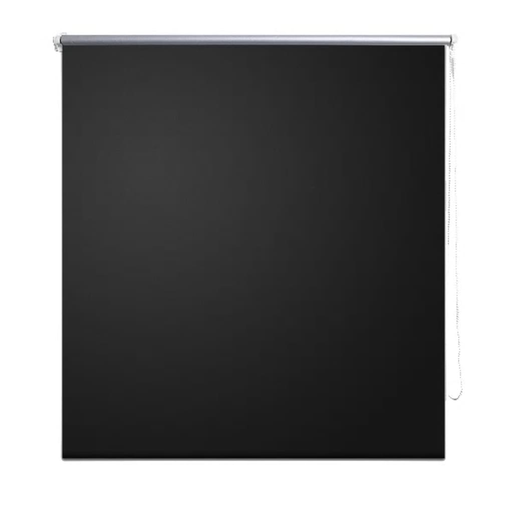 Rolgordijn verduisterend blackout 100 x 230 cm zwart