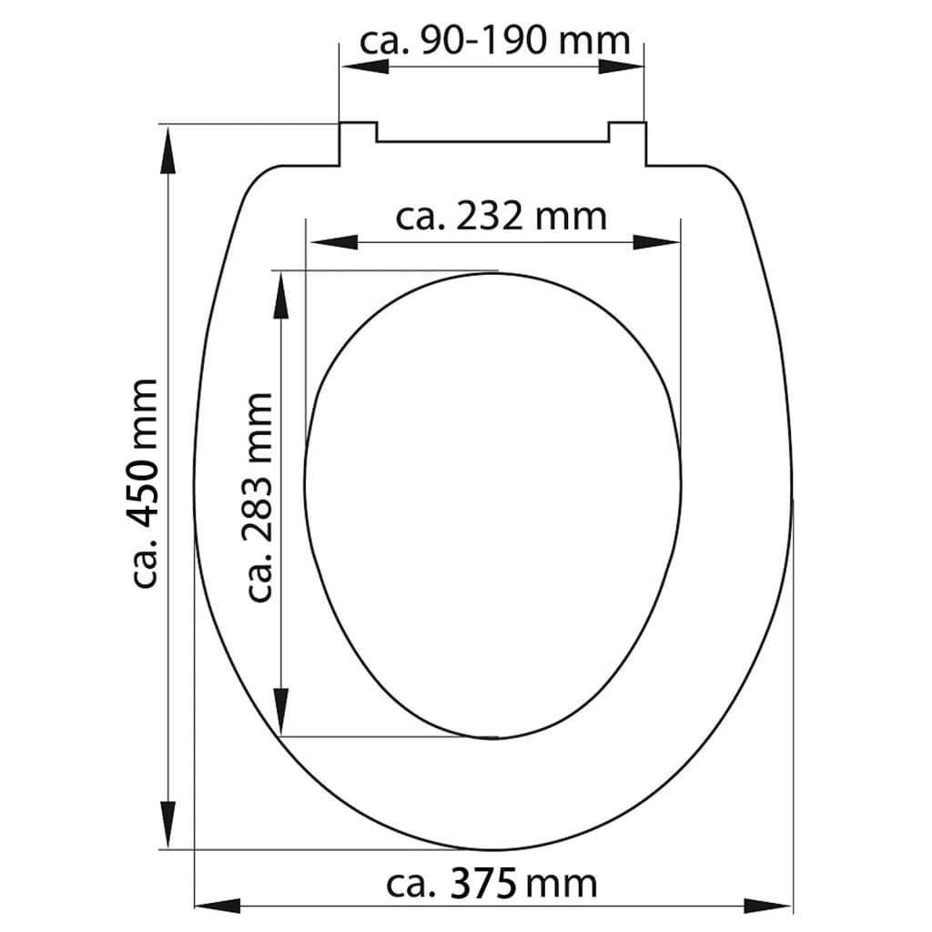 SCHÜTTE Toiletbril met soft-close CARRIBEAN duroplast met print