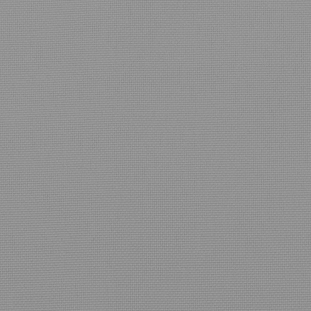 vidaXL Ligbedkussen 200x50x3 cm oxford stof grijs