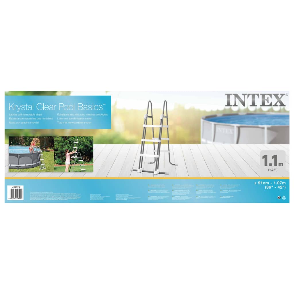 Intex Zwembadladder met 3 treden 91-107 cm