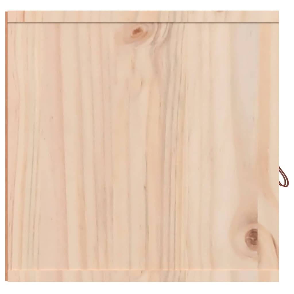 vidaXL Wandkasten 2 st 80x30x30 cm massief grenenhout