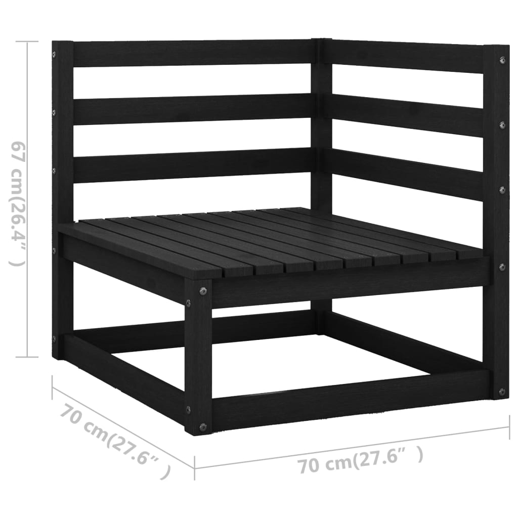 vidaXL 7-delige Loungeset massief grenenhout