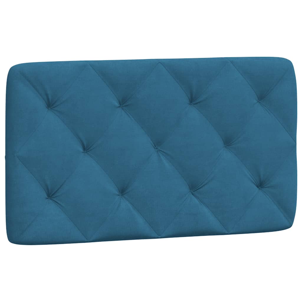 vidaXL Hoofdbordkussen 80 cm fluweel blauw