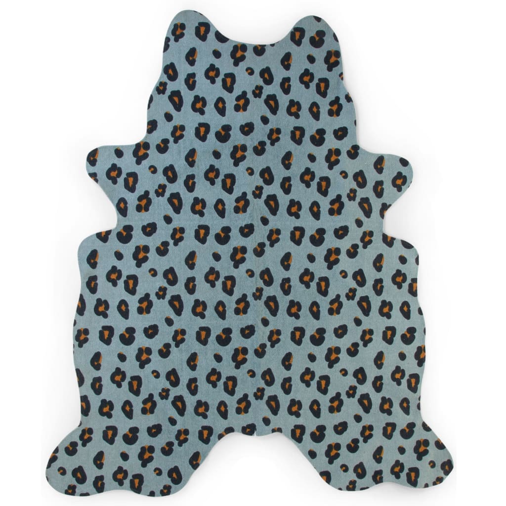 CHILDHOME Kinderkleed luipaardprint 145x160 cm blauw